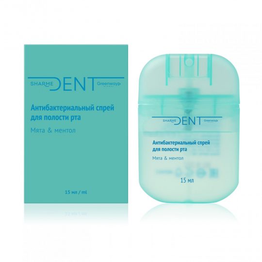 Антибактериальный спрей для полости рта «Мята & ментол» SHARME DENT, 15 мл