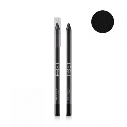 Карандаш-кайал для глаз Foet Eye Pencil Kajal «Черный», 1,2 г